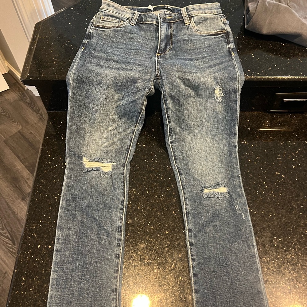 NWT Kut from the Kloth Reese Distressed Blue Women's Jeans